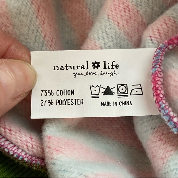 NWOT Natural Life Taffy Twist Oversized Striped Crewneck Size Large/ Extra Large - Picture 12 of 14